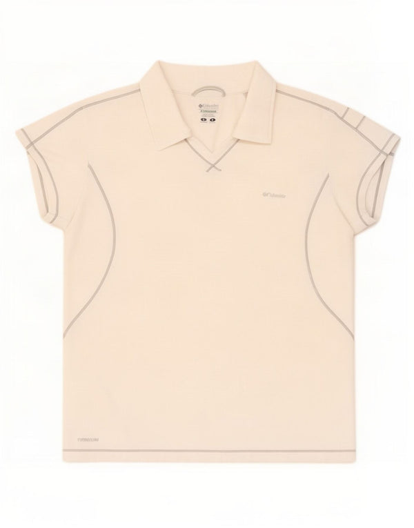 Columbia Damen Titanium Poloshirt UK 16 Large Weiß