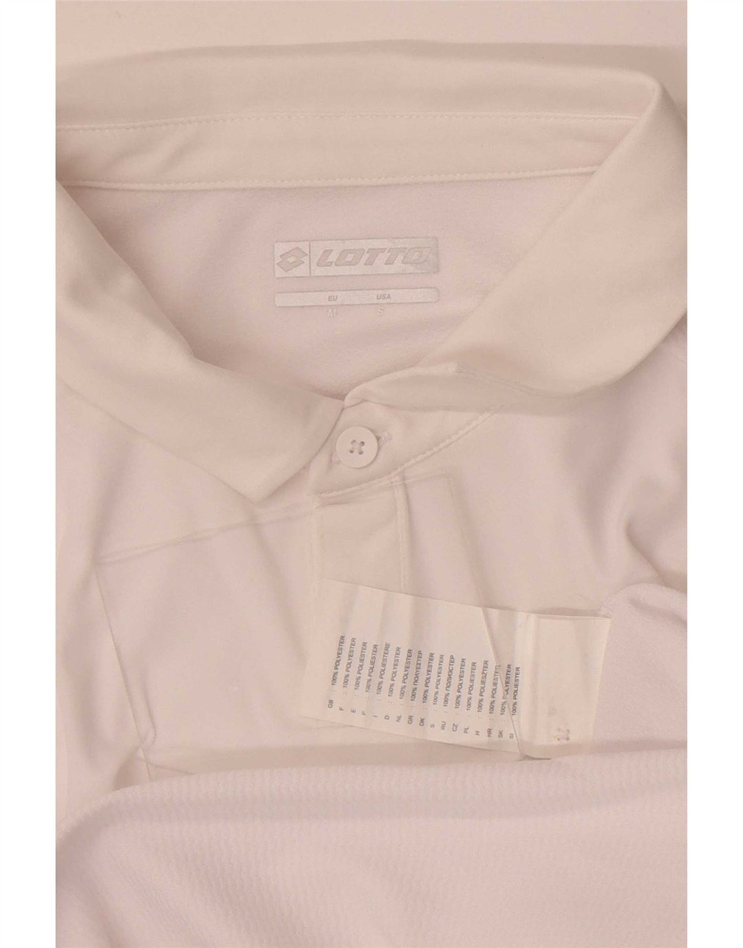 Lotto Herren-Poloshirt, mittelweißes Polyester