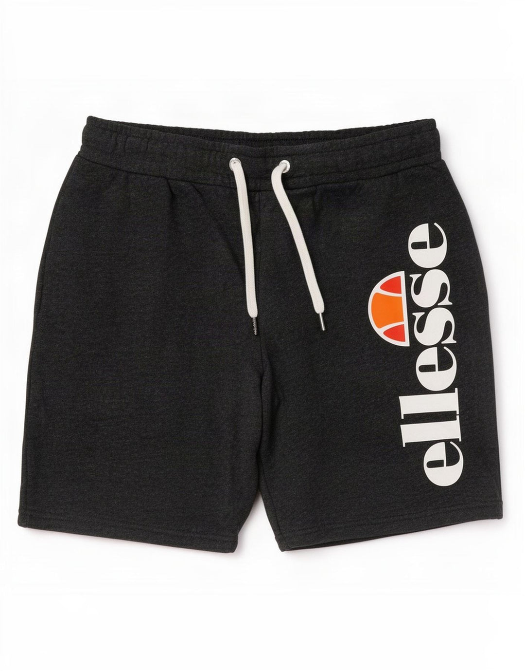 Ellesse Herren-Sportshorts mit Grafik, mittelgraue Baumwolle
