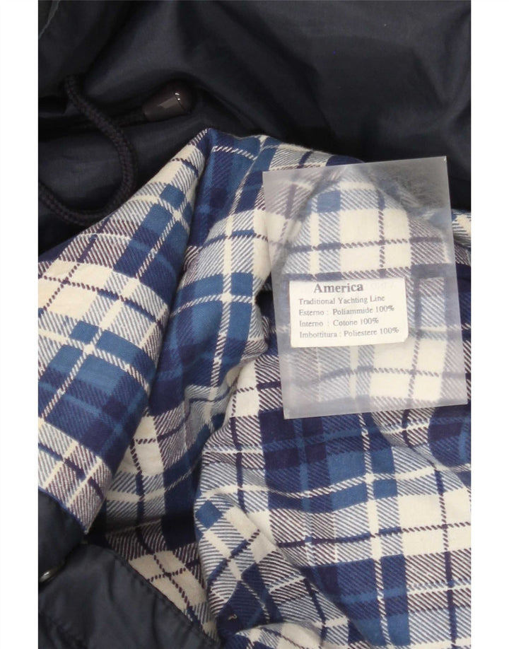 America Herren-Windbreaker-Jacke, UK 42, XL, Marineblau, Polyester