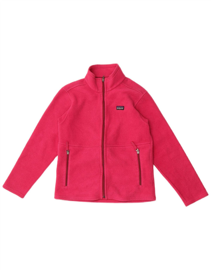 Patagonia Fleecejacke für Mädchen, 9–10 Jahre, mittelrosa, Polyester