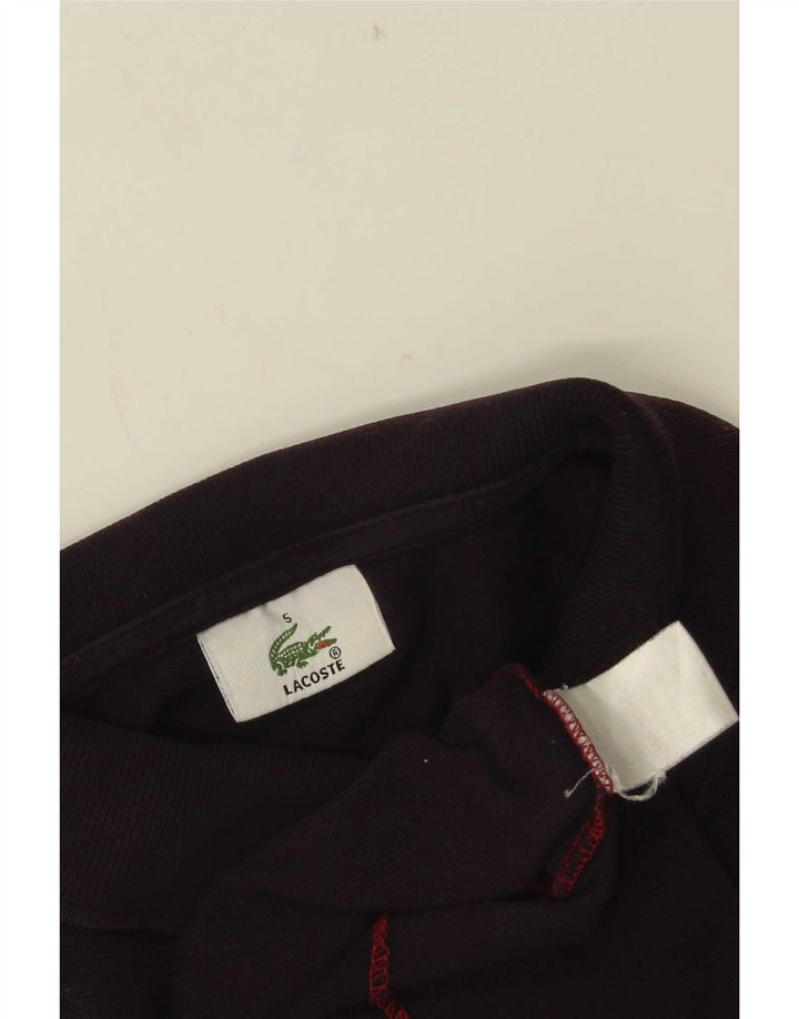 Lacoste Herren-Poloshirt, Größe 5, groß, lila Baumwolle