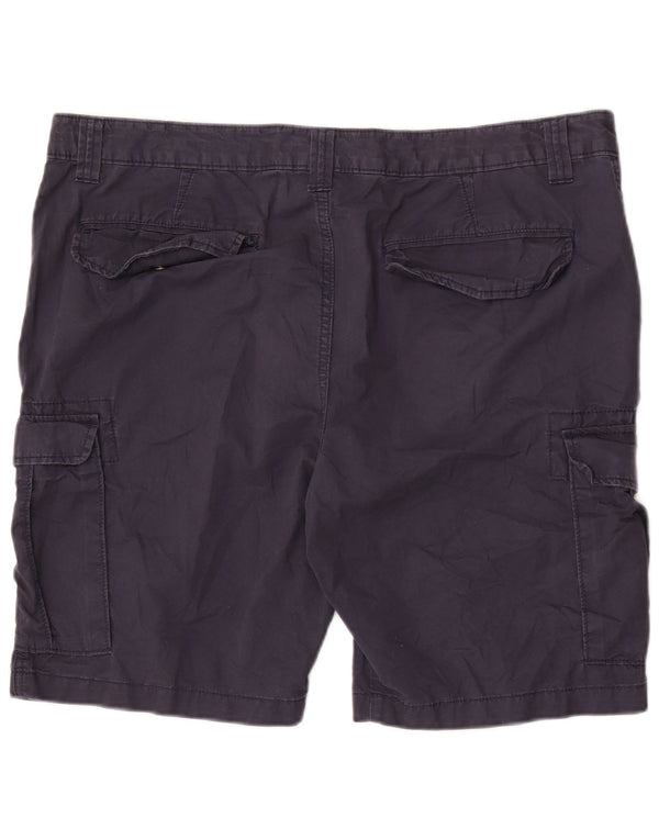 Marks & Spencer Herren Cargoshorts W40 XL Marineblau Baumwolle