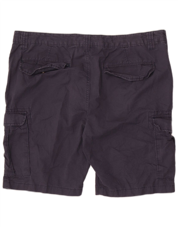 Marks & Spencer Herren Cargoshorts W40 XL Marineblau Baumwolle