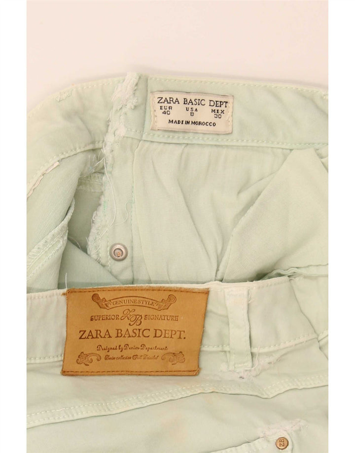 Zara Damen Skinny Jeans EU 40 Medium W30 L28 Grün