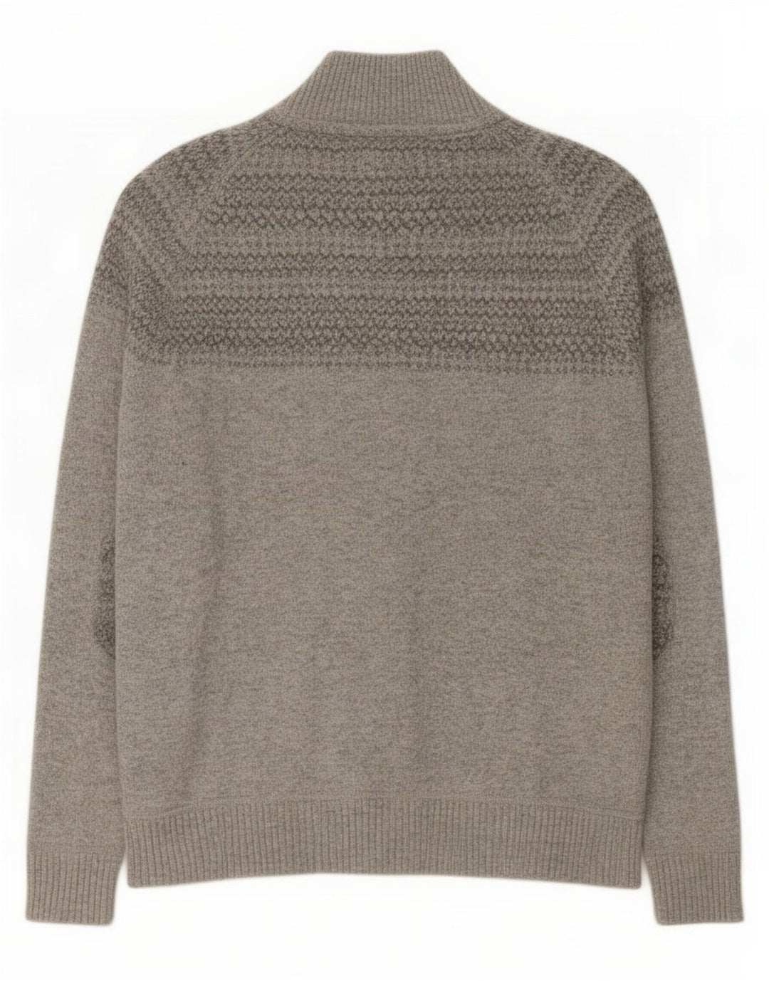 Ted Baker Herren-Pullover mit Rollkragen, Größe 6 2XL, graue Baumwolle