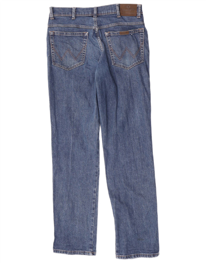 Wrangler Herren-Jeans mit normaler Passform, gerade Passform, W34, L34, Blau, Baumwolle