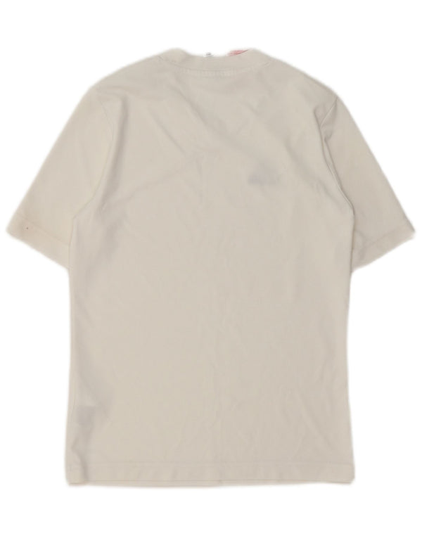 Adidas Jungen Aeroready T-Shirt Top 11–12 Jahre, weißes Polyester