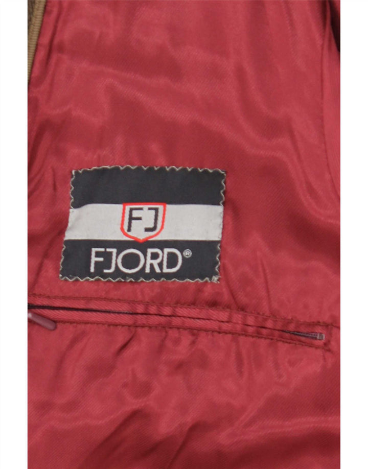 Fjord Herren Dufflecoat mit Kapuze IT 52 XL Khaki