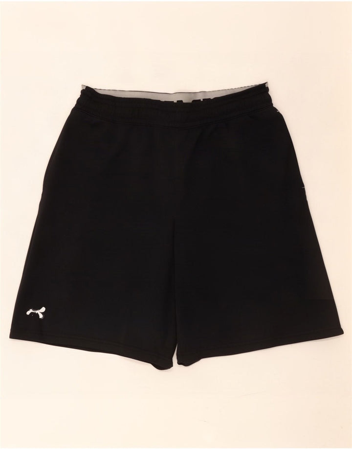 Under Armour Herren-Sportshorts mit lockerer Passform und Grafik, Mittelschwarz