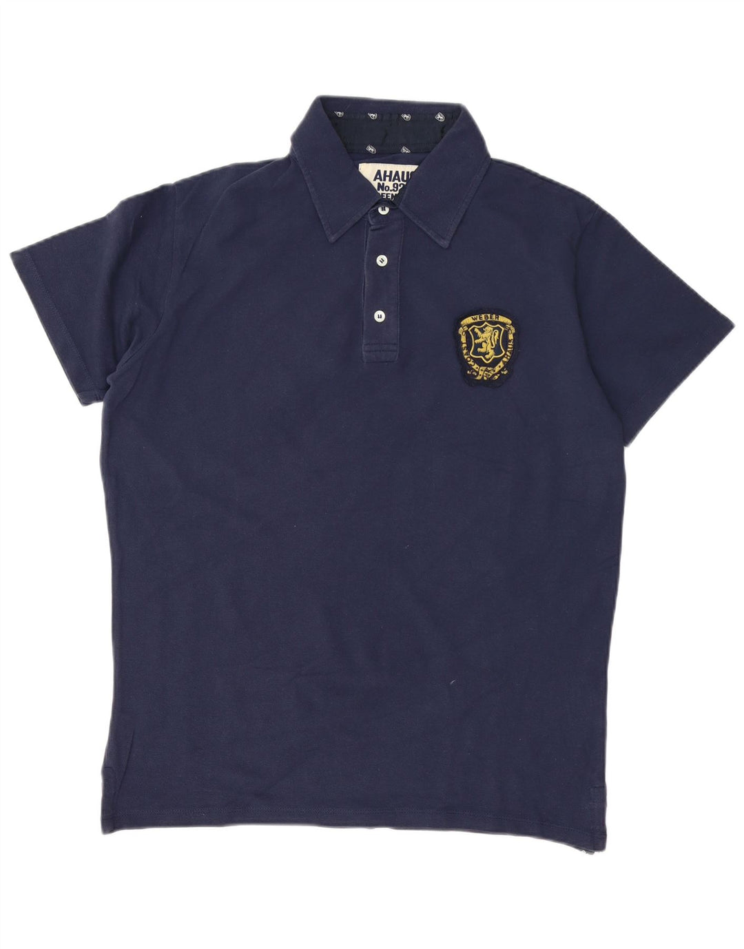 Ahaus Herren Poloshirt XL Marineblau Baumwolle