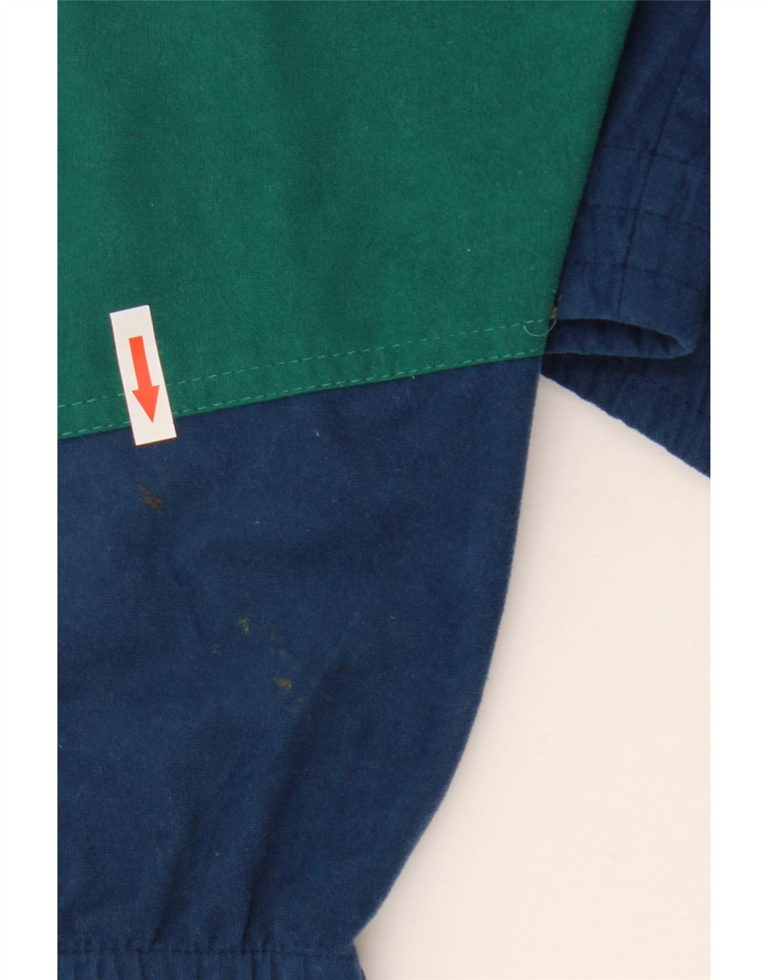 Aesse Herren-Trainingsanzug-Oberteil aus Velours, 2XL, Marineblau, Farbblock-Polyester
