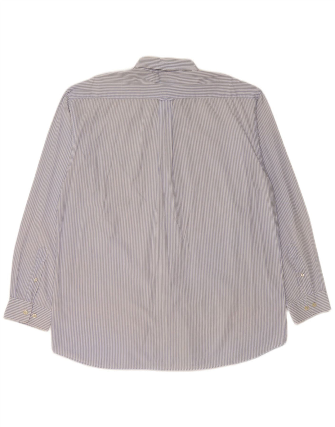 GANT Herren-Hemd mit normaler Passform, XL, blaue Nadelstreifen-Baumwolle