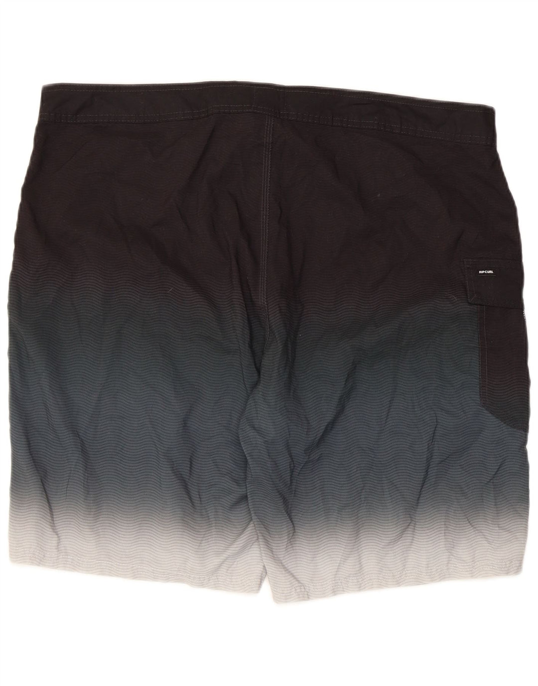 Rip Curl Herren-Badeshorts XL, schwarzes Colourblock-Polyester