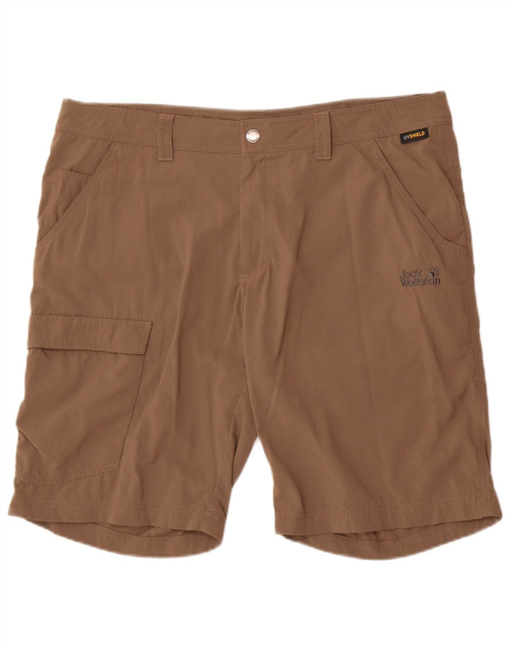 Jack & Jones Herren Cargoshorts W40 XL Braun Polyamid