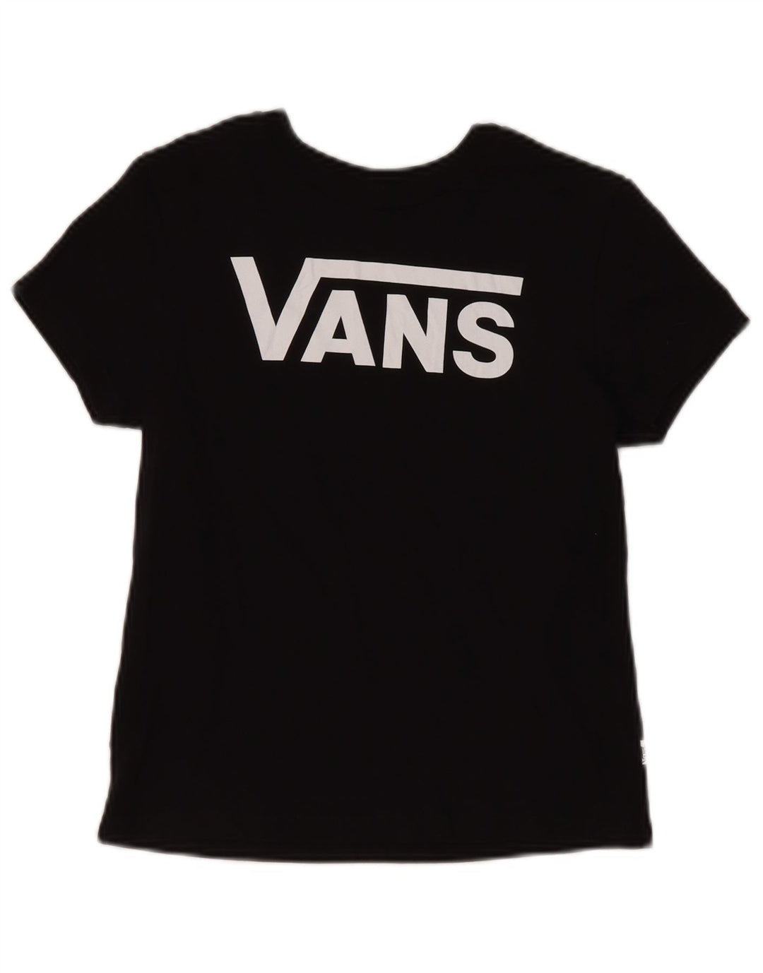 Vans Damen Grafik T-Shirt Top UK 2 2XS Schwarz