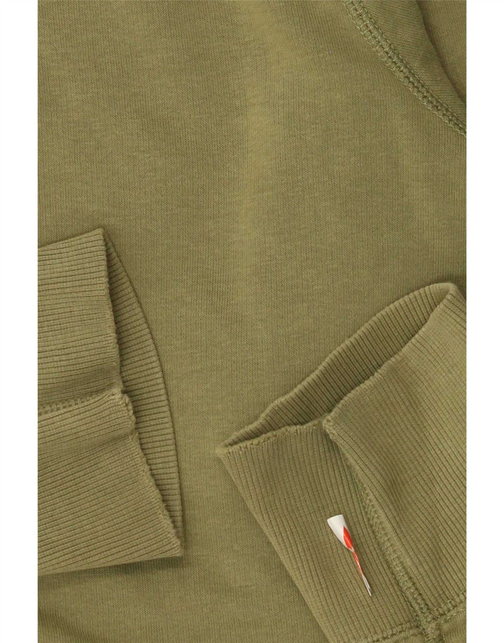 Converse Herren-Kapuzenpullover mit Reißverschluss, XL, grüne Baumwolle