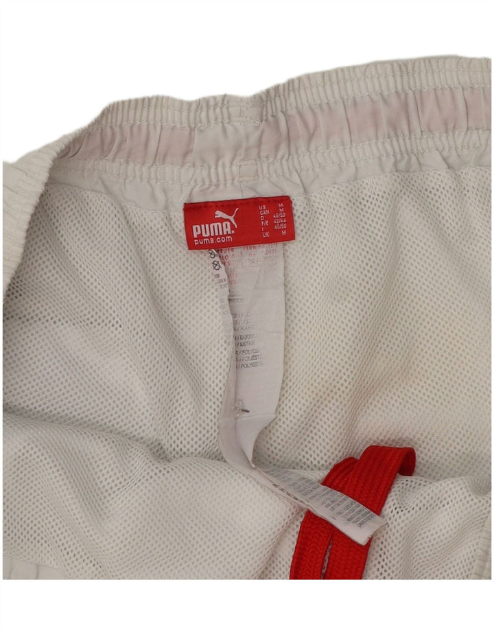 Puma Herren Sportshorts Mittelweißes Colourblock-Polyester