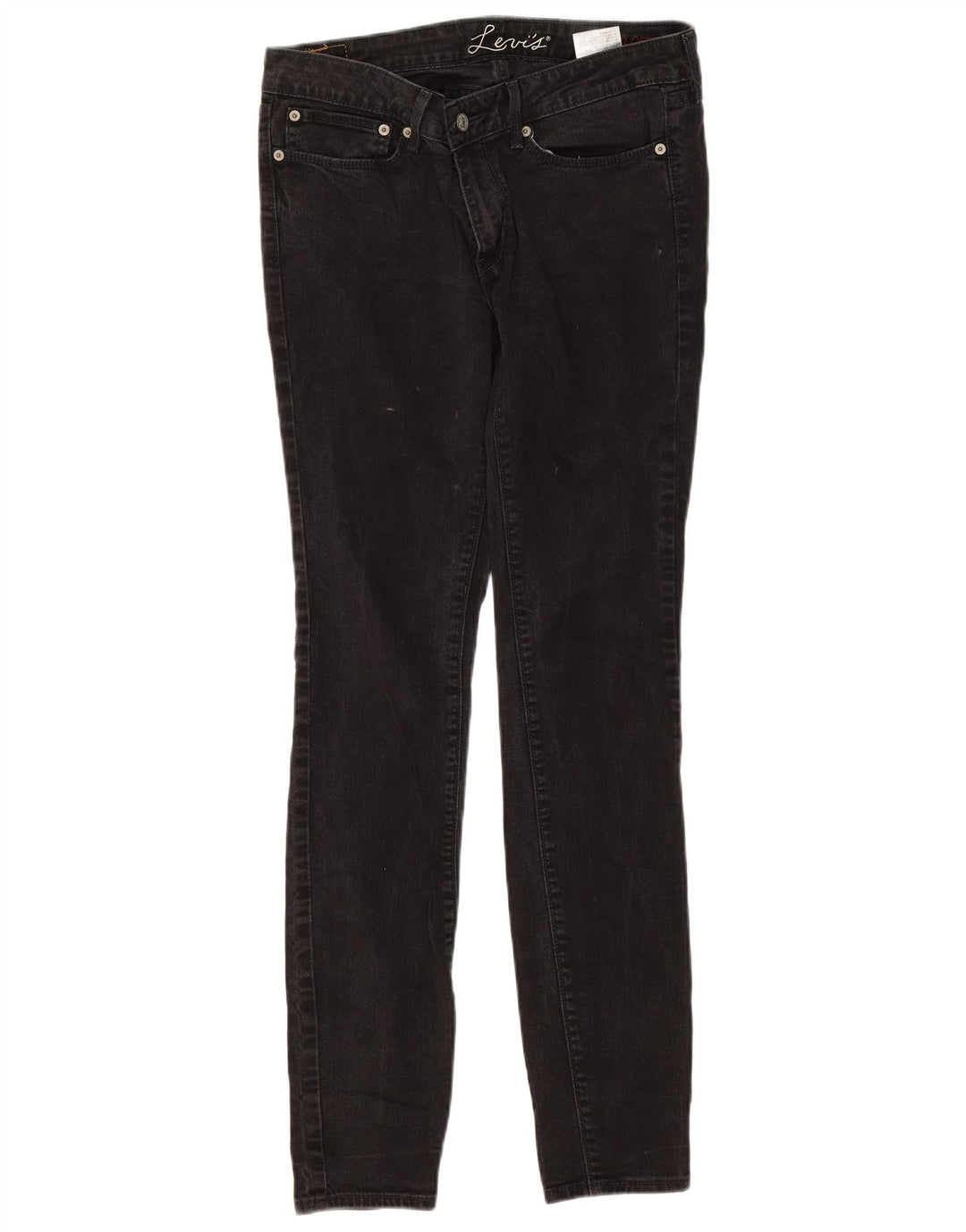 Levi's Damen Skinny Jeans W30 L32 Schwarze Baumwolle