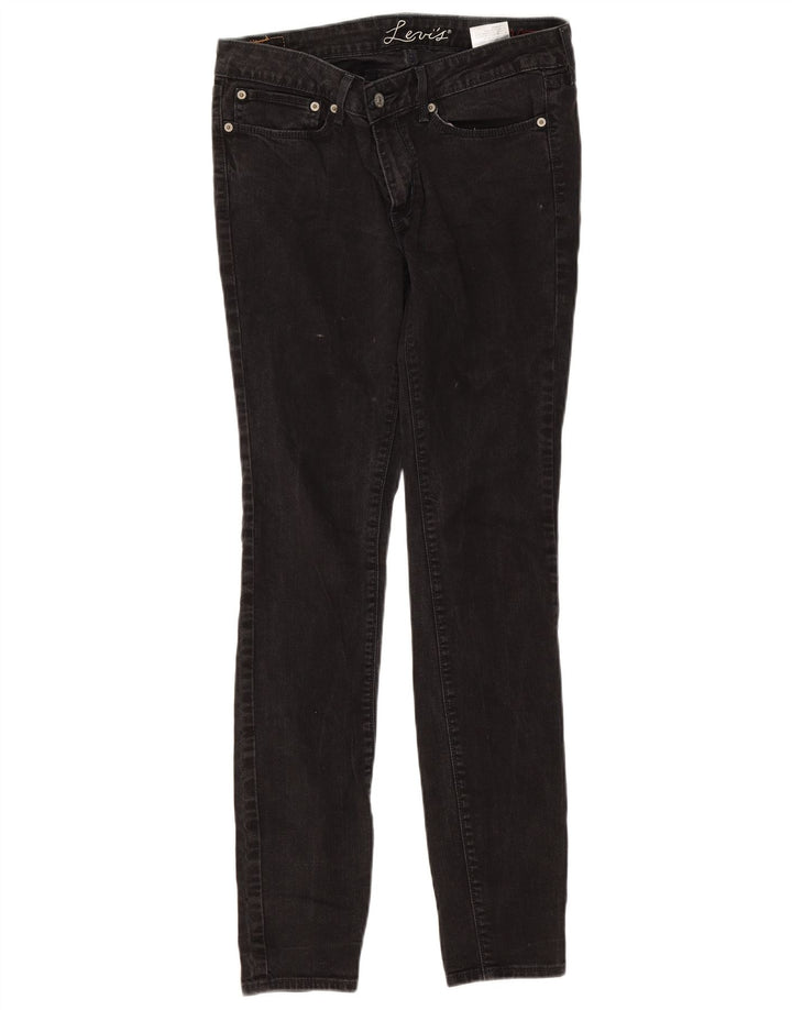 Levi's Damen Skinny Jeans W30 L32 Schwarze Baumwolle