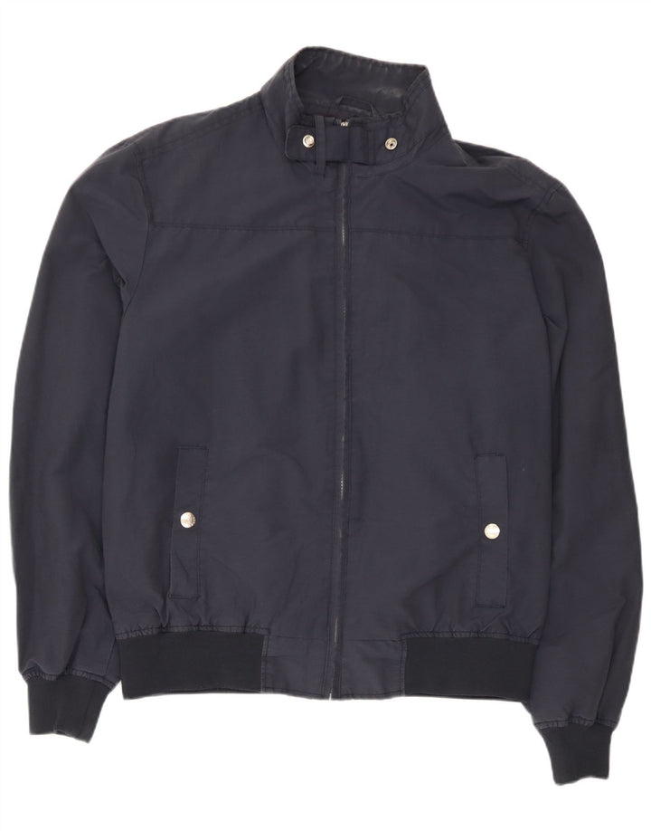 Refrigue Herren Bomberjacke UK 42 XL Marineblaues Nylon