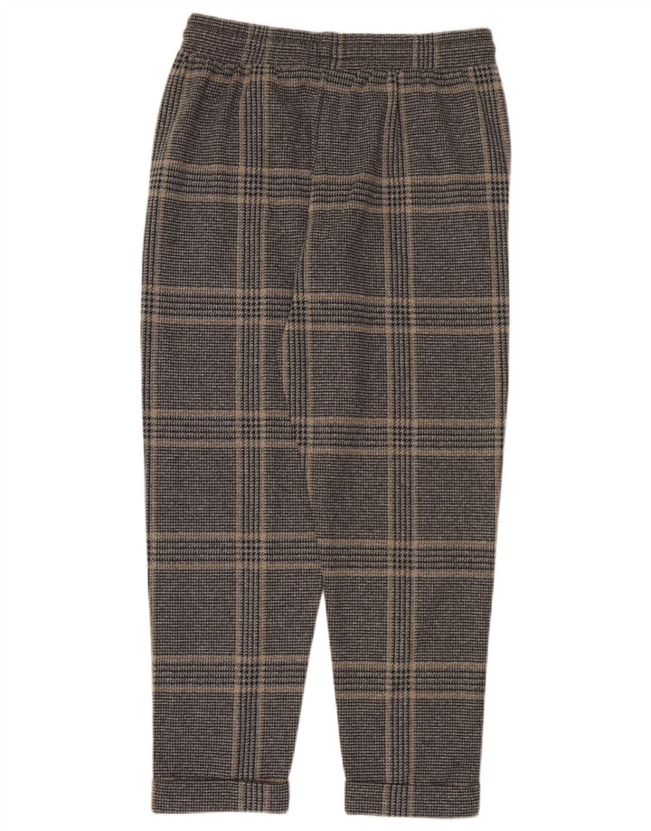 Marks & Spencer Damenhose UK 10 Small W30 L26 Grauer Hahnentritt