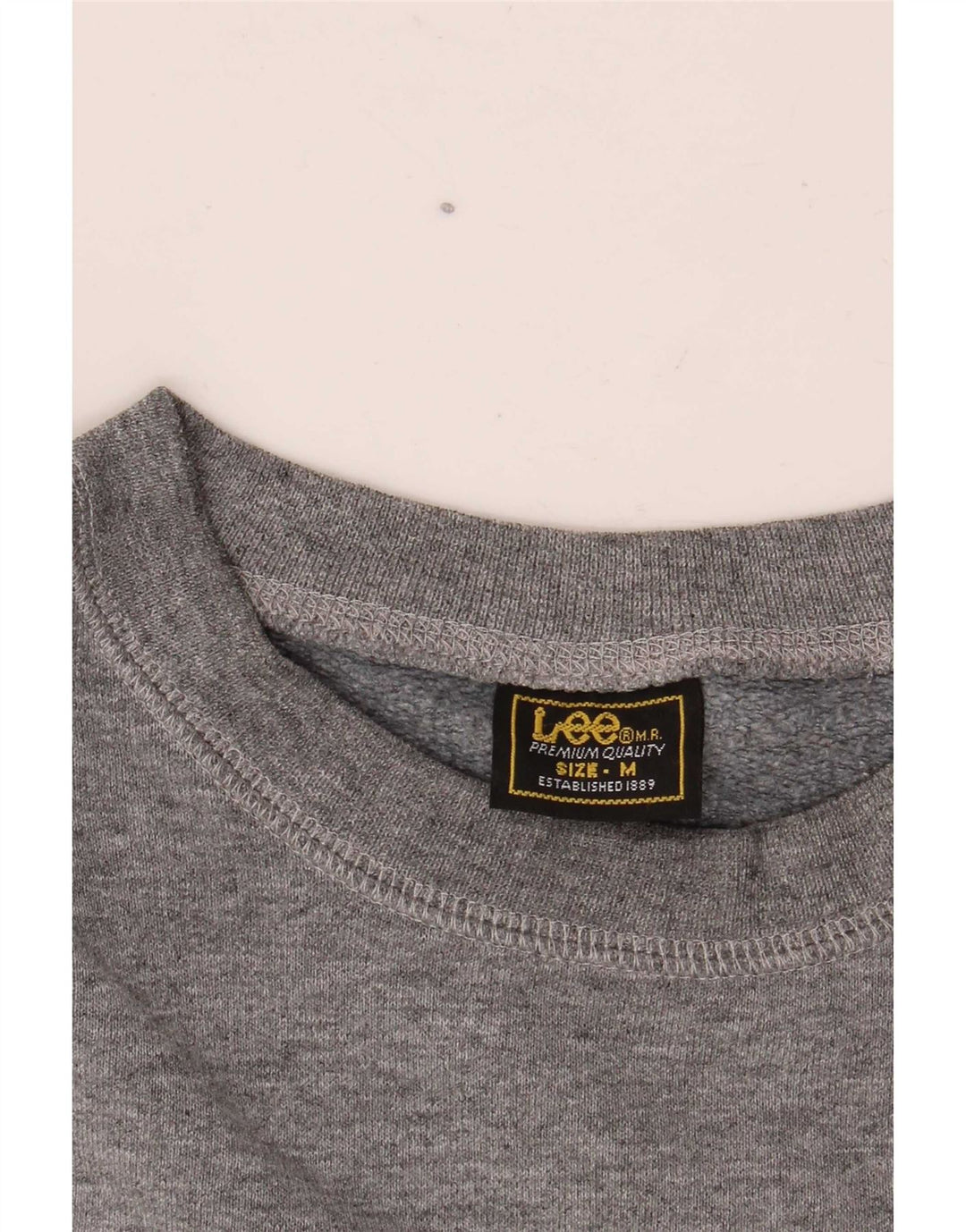 Lee Herren Brooklyn Graphic Sweatshirt Pullover Mittelgrau