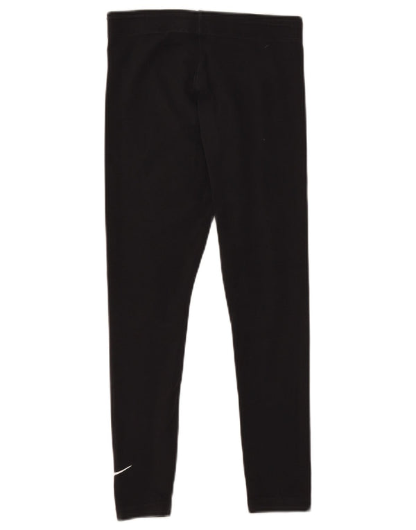 Nike Mädchen-Grafik-Leggings, 10–11 Jahre, mittelgroß, schwarze Baumwolle