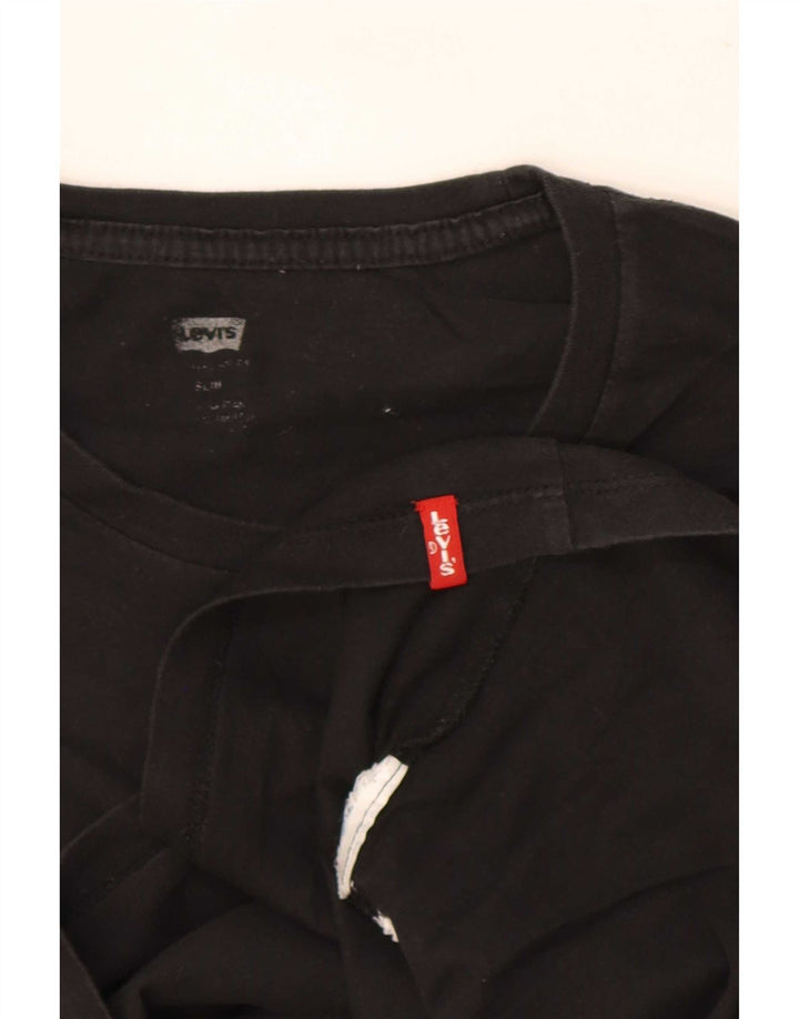 Levi's Herren T-Shirt Top Small Schwarz