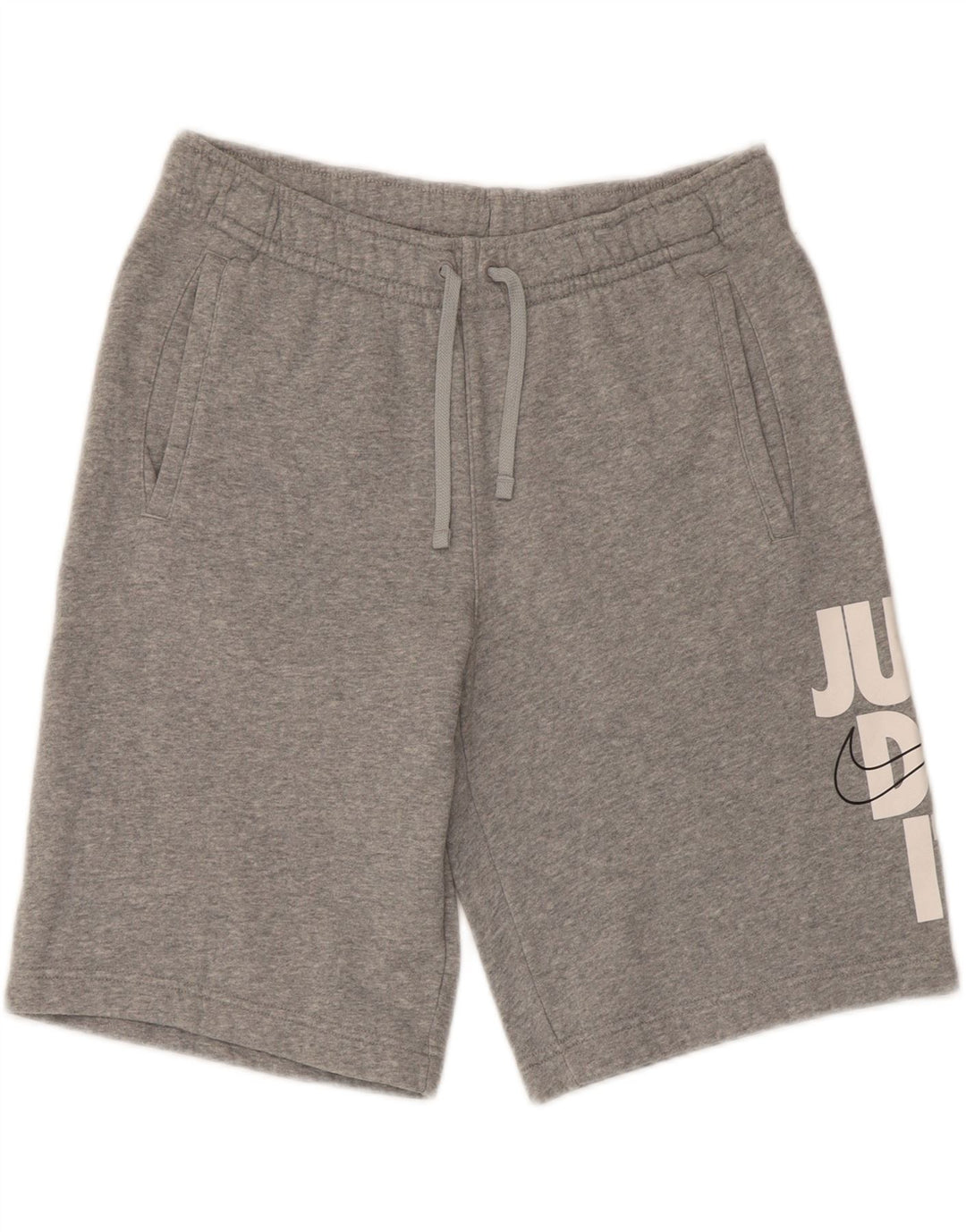 Nike Herren-Sportshorts mit Grafik, mittelgrau meliert