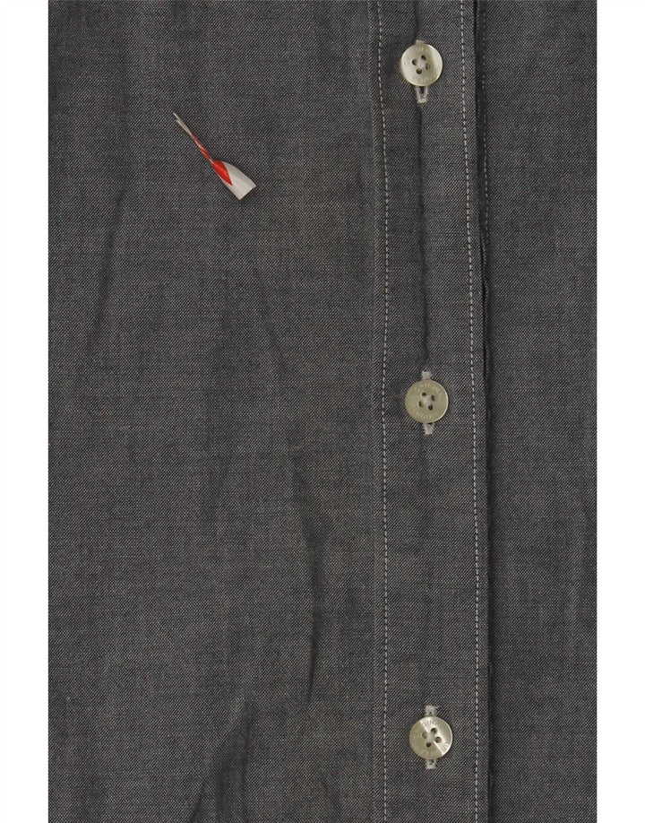 Penguin Herren Heritage Slim Fit Hemd, Größe S, Grau, Baumwolle