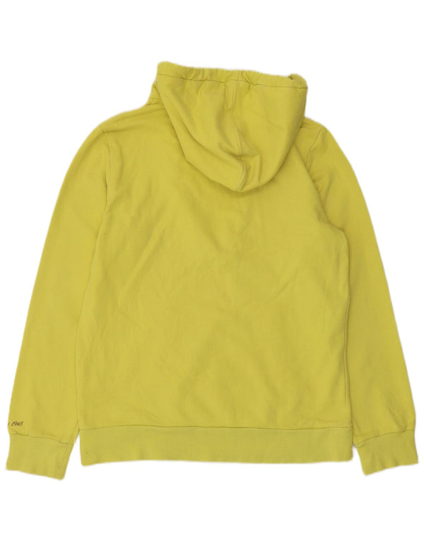 Puma Damen Kapuzenpullover UK 16 Large Gelbe Baumwolle