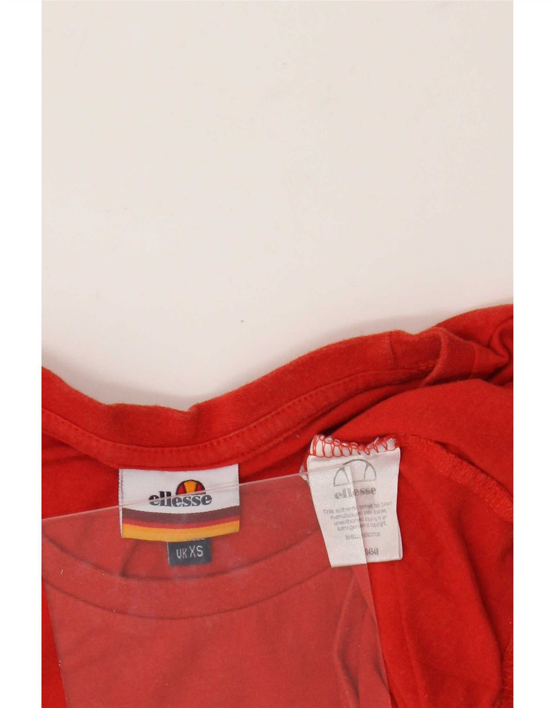 Ellesse Herren T-Shirt Top XS Orange Baumwolle