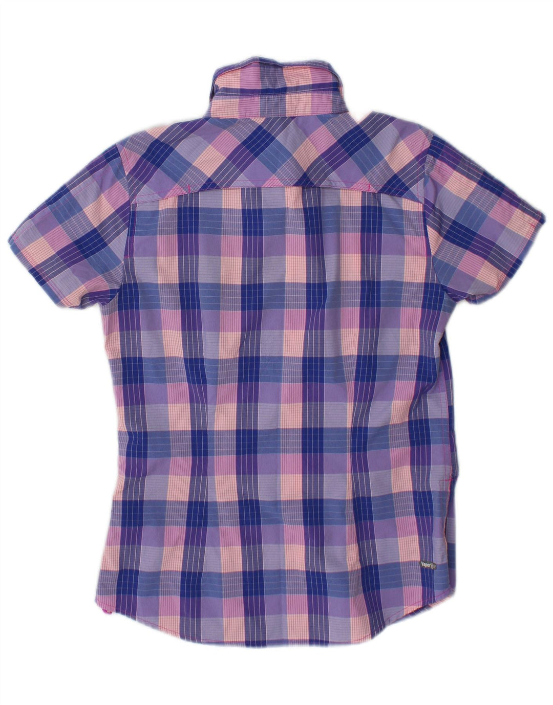 The North Face Damen-Kurzarmshirt, klein, mehrfarbig, kariert, Nylon