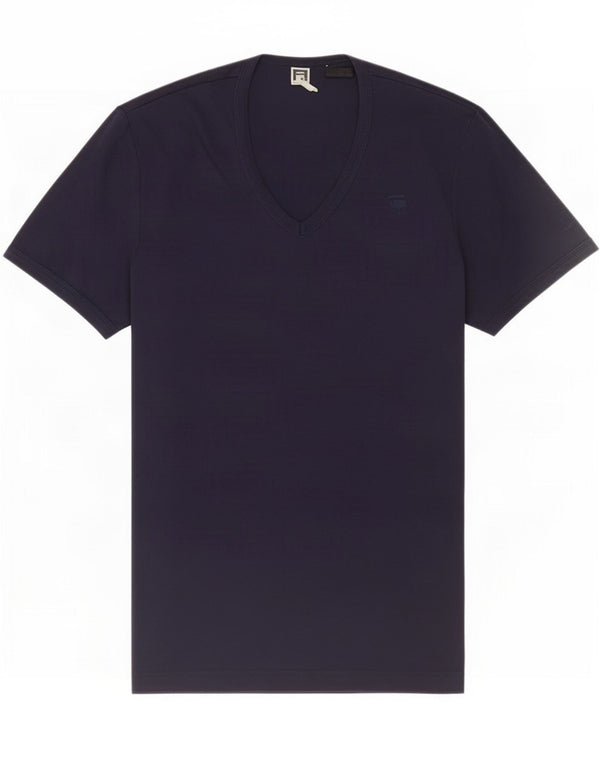 G-Star Mens T-Shirt Top Medium Navy Blue Cotton