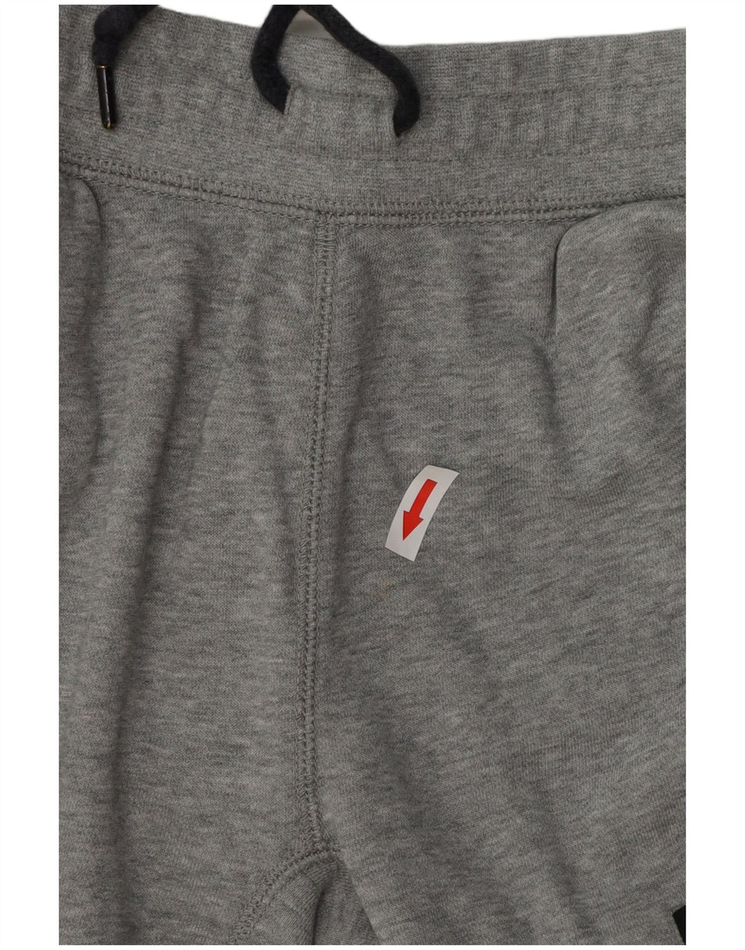 NIKE Herren-Trainingshose mit Grafik, mittelgraue Baumwolle