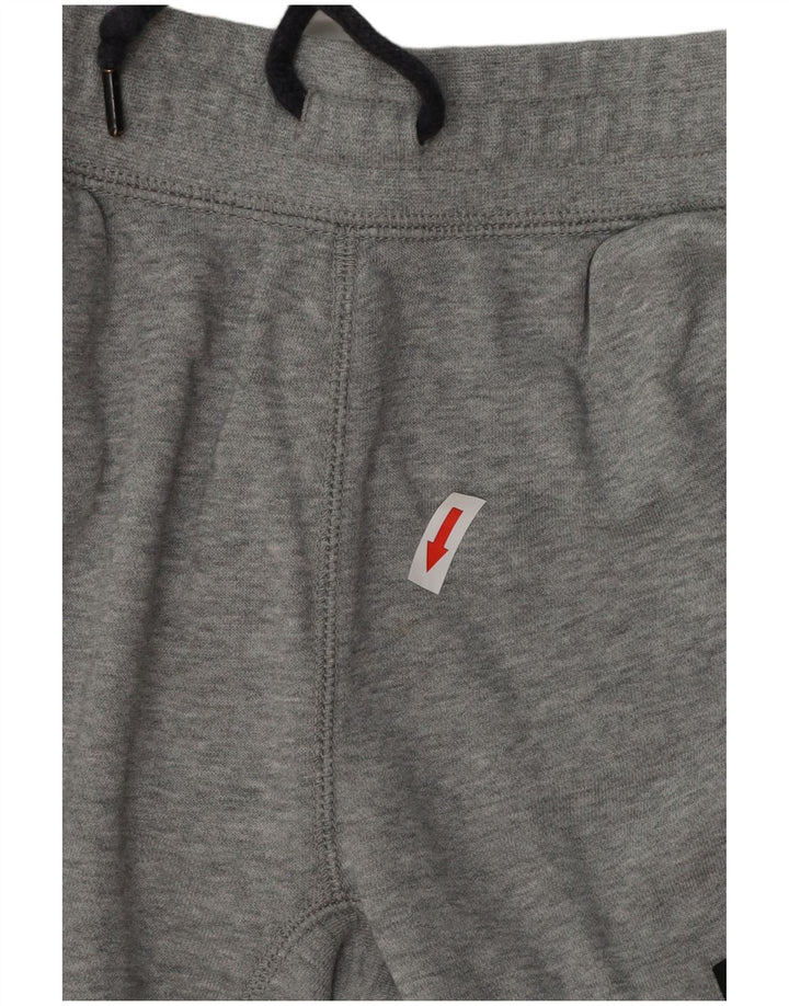 NIKE Herren-Trainingshose mit Grafik, mittelgraue Baumwolle