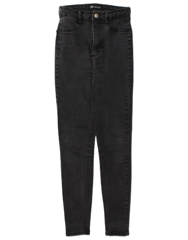 Zara Damen Skinny Jeans EU 36 XS W26 L27 Grau