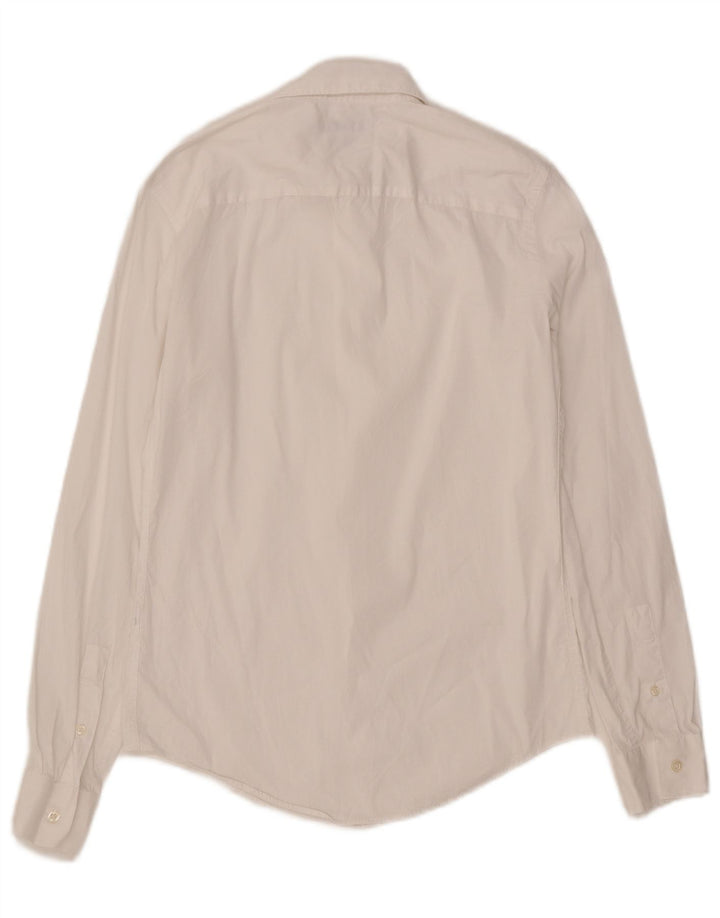 ZARA Herren Slim Fit Hemd Small Weiß