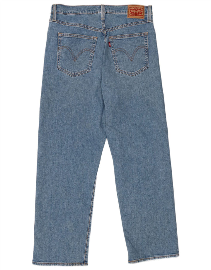 Levi's Damen Ribcage Straight Jeans W31 L29 Blaue Baumwolle