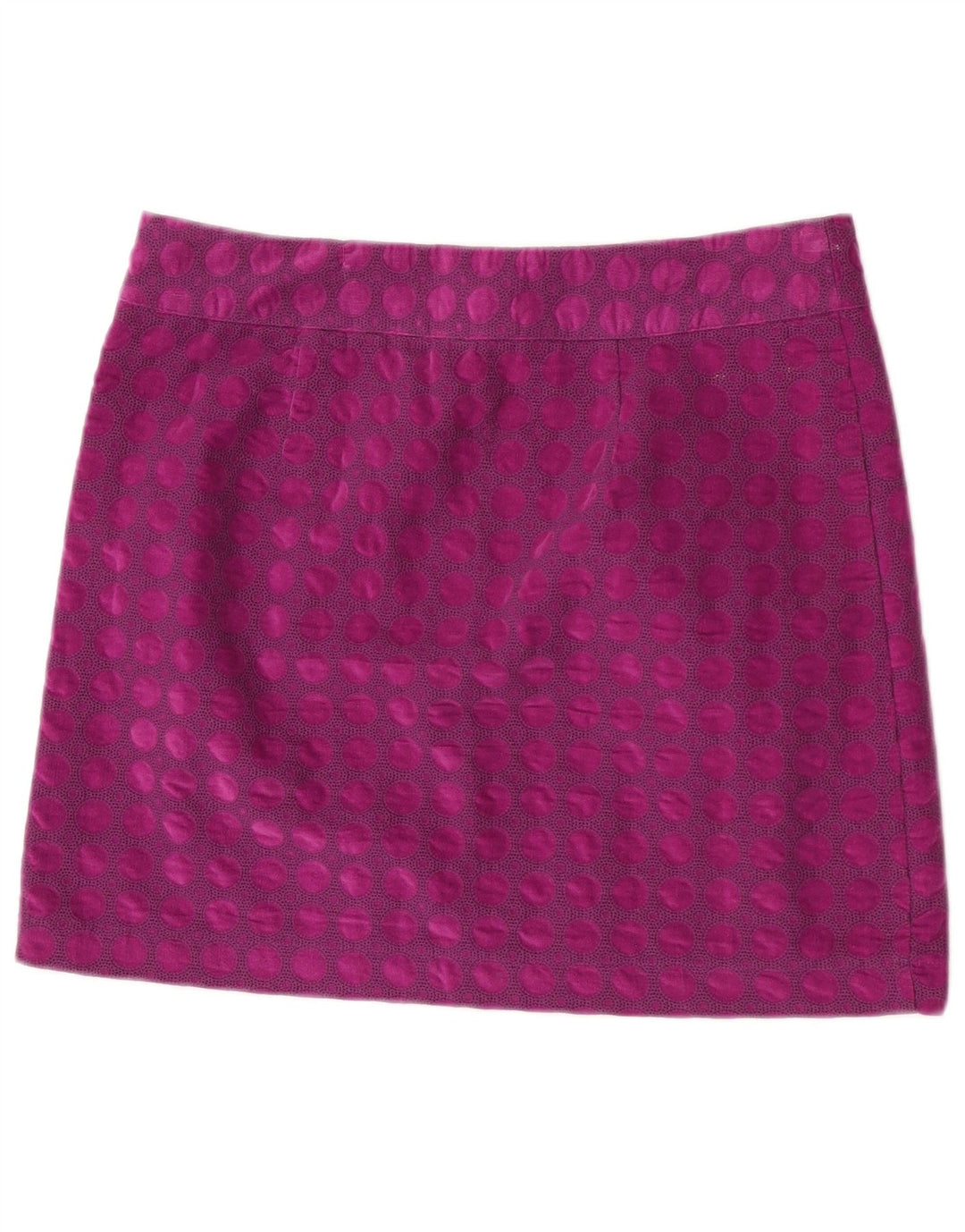 White Stuff Damen Minirock UK 12 Medium W32 Lila geometrische Baumwolle