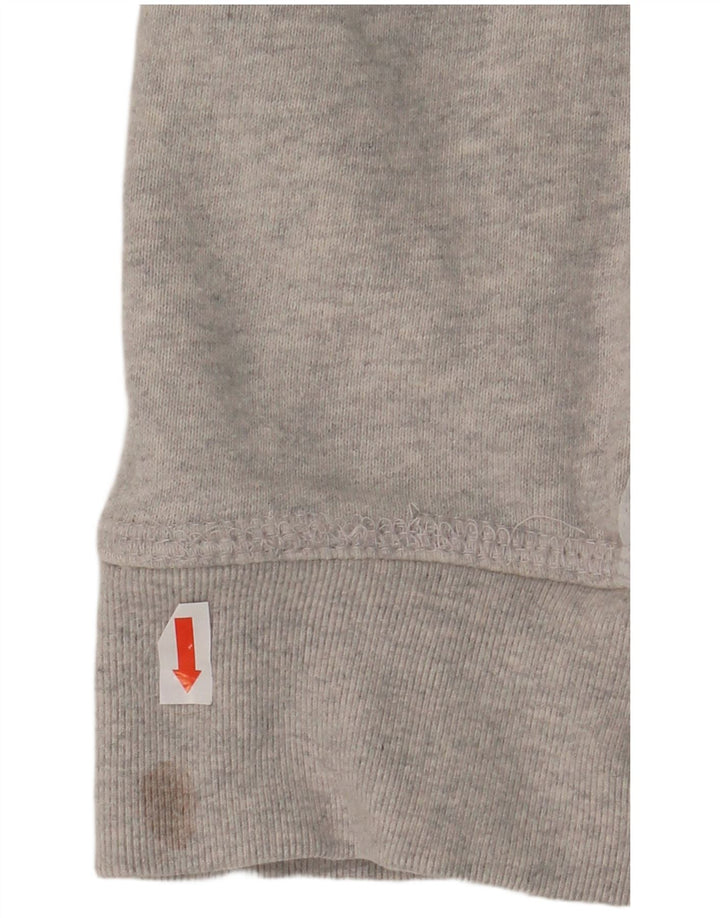 ADIDAS Womens Graphic Tracksuit Trousers Joggers UK 12 Medium Grey