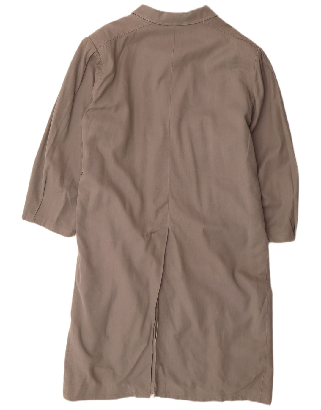 Vintage Herrenmantel UK 40 Große graue Baumwolle