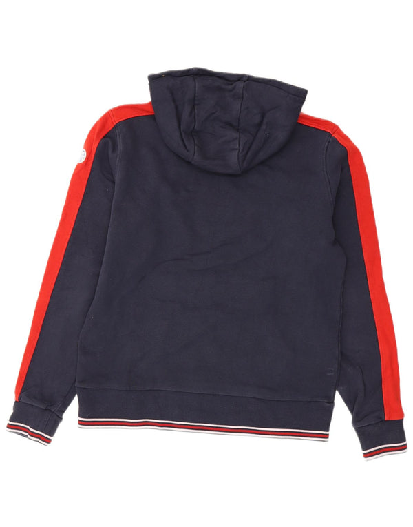 North Sails Jungen-Kapuzenpullover mit Grafik, 15–16 Jahre, Marineblau, Farbblock