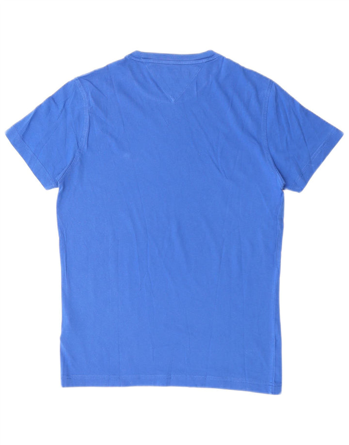 TOMMY HILFIGER Herren T-Shirt Top Small Blau Baumwolle
