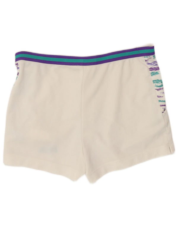 Fila Herren Shorts IT 48 Medium W32 Weißer Nadelstreifen