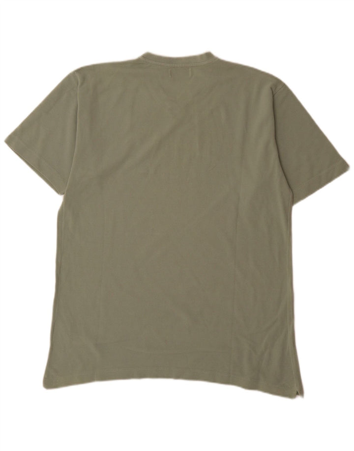 Kappa Herren T-Shirt Top Large Grün Baumwolle
