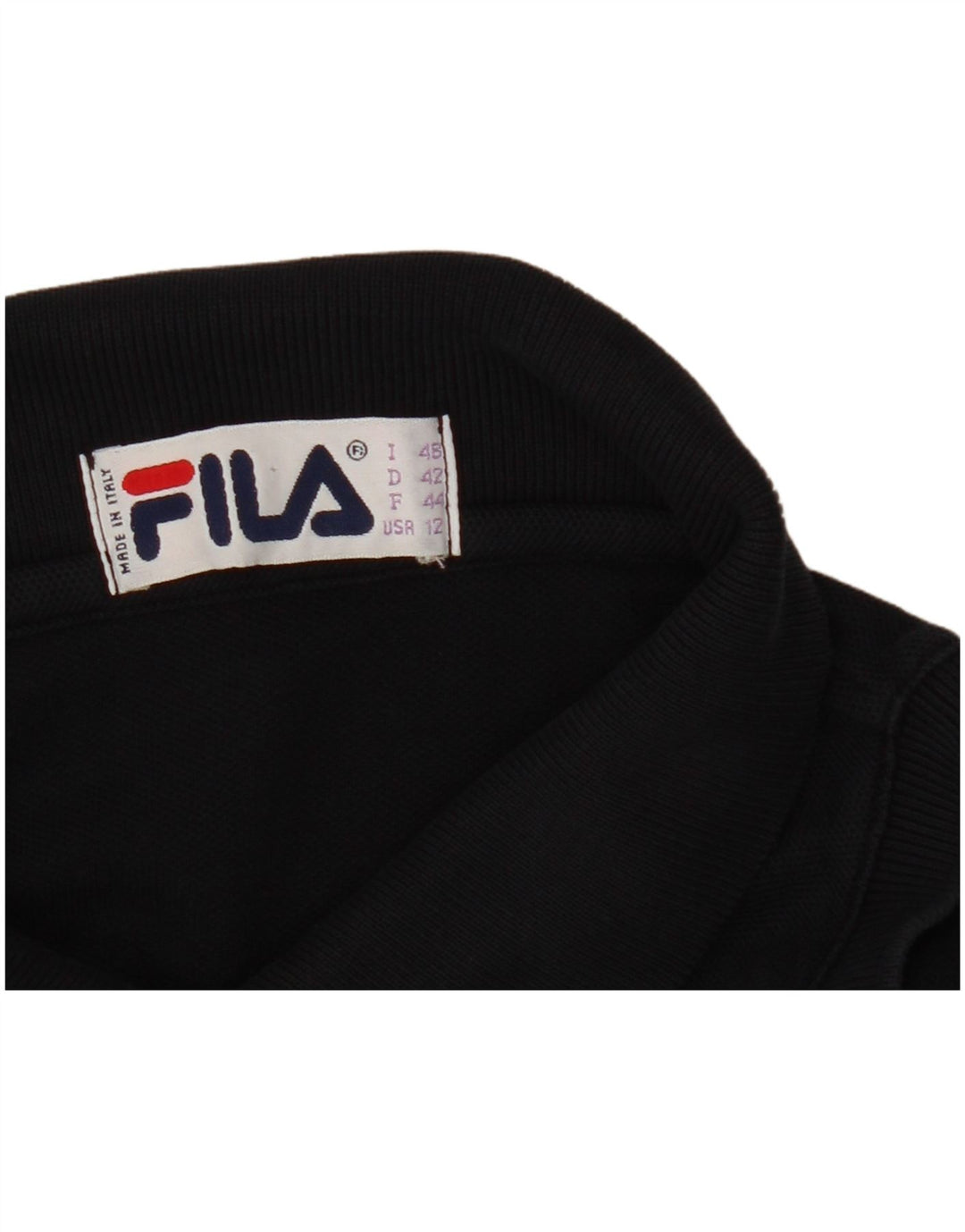 FILA Damen Ärmelloses Poloshirt IT 48 XL Marineblau