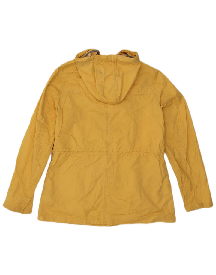 Fat Face Damen-Utility-Jacke mit Kapuze, UK 12, Mittelgelb, Polyester