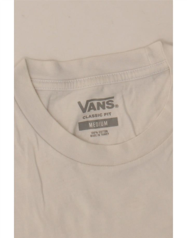 VANS Herren-T-Shirt mit klassischer Passform, Mittelschwarz, Colourblock-Baumwolle